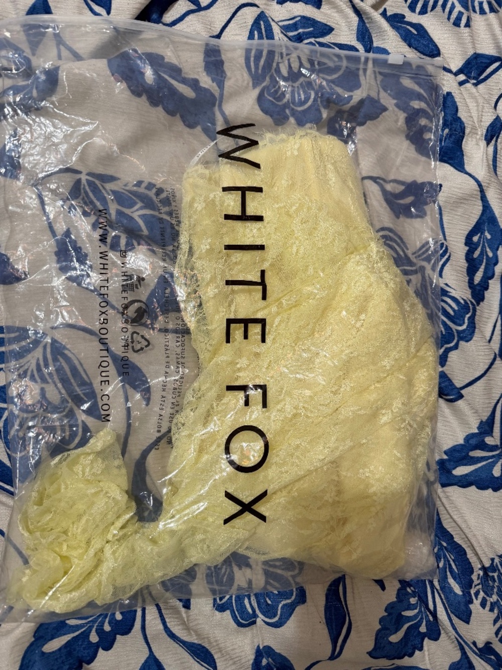 White Fox Boutique - Yellow Lace Dress